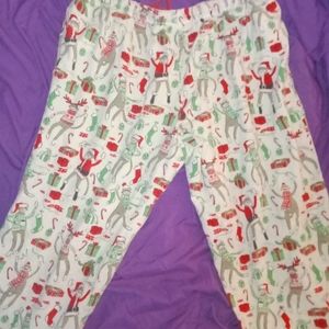 🎄🐒 Sock Monkey PJ Bottoms🎄🐒